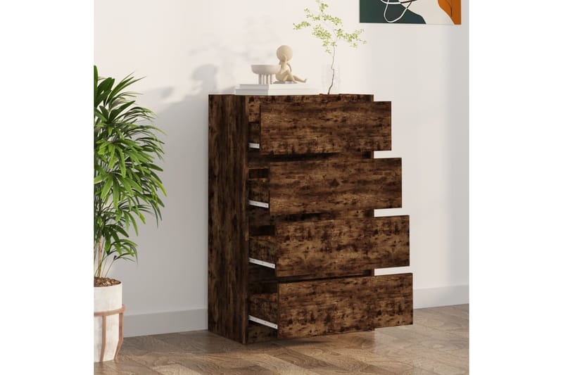 beBasic Senkki savutammi 60x35x98,5 cm tekninen puu - Ruskea - Säilytys - Säilytyskalusteet - Lipasto