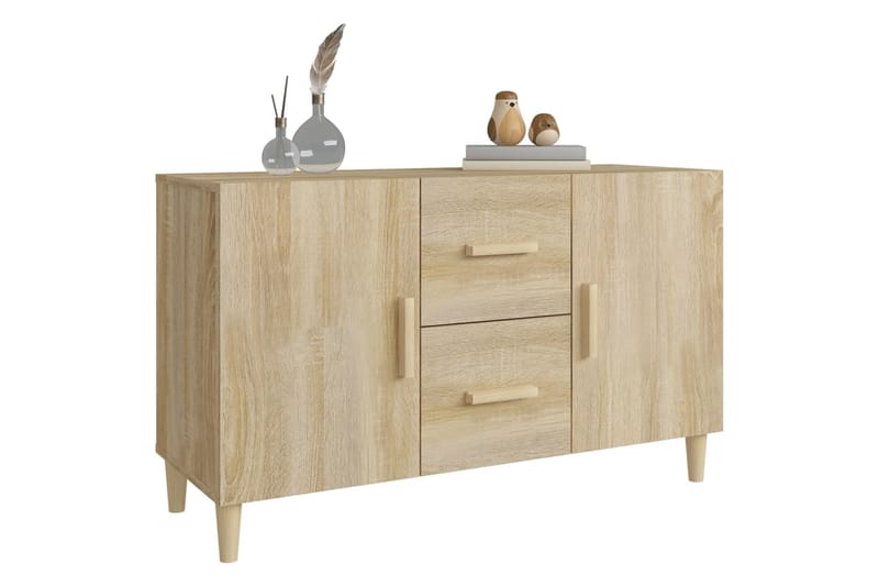 beBasic Senkki Sonoma-tammi 100x36x60 cm tekninen puu - Ruskea - Säilytys - Säilytyskalusteet - Senkki