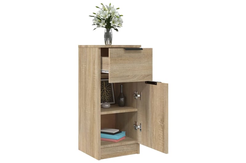 beBasic Senkki Sonoma-tammi 30x30x70 cm tekninen puu - Ruskea - Säilytys - Säilytyskalusteet - Lipasto