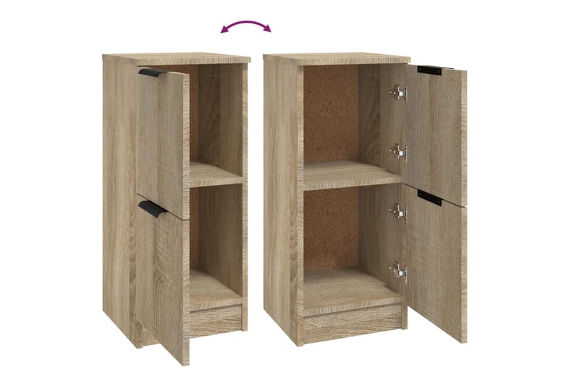 beBasic Senkki Sonoma-tammi 30x30x70 cm tekninen puu - Ruskea - Säilytys - Säilytyskalusteet - Lipasto