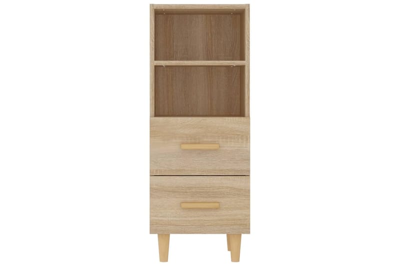 beBasic Senkki Sonoma-tammi 34,5x34x90 cm tekninen puu - Ruskea - Säilytys - Säilytyskalusteet - Senkki