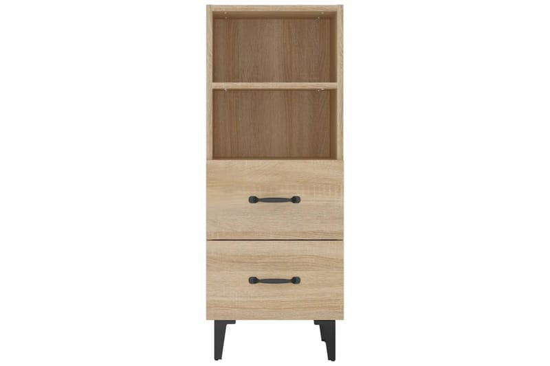 beBasic Senkki Sonoma-tammi 34,5x34x90 cm tekninen puu - Ruskea - Säilytys - Säilytyskalusteet - Senkki