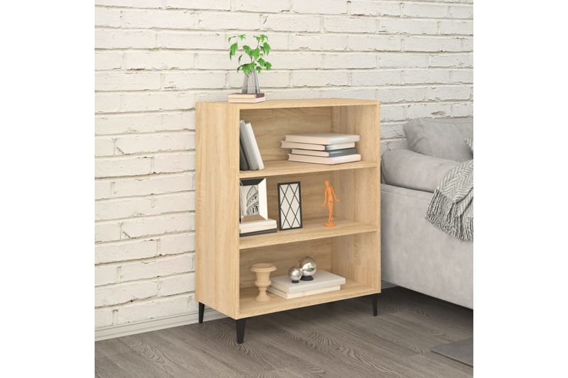 beBasic Senkki Sonoma-tammi 69,5x32,5x90 cm tekninen puu - Ruskea - Säilytys - Säilytyskalusteet - Senkki