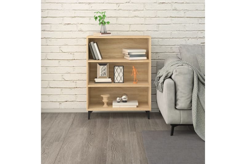 beBasic Senkki Sonoma-tammi 69,5x32,5x90 cm tekninen puu - Ruskea - Säilytys - Säilytyskalusteet - Senkki