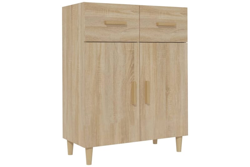 beBasic Senkki Sonoma-tammi 69,5x34x89 cm tekninen puu - Ruskea - Säilytys - Säilytyskalusteet - Senkki