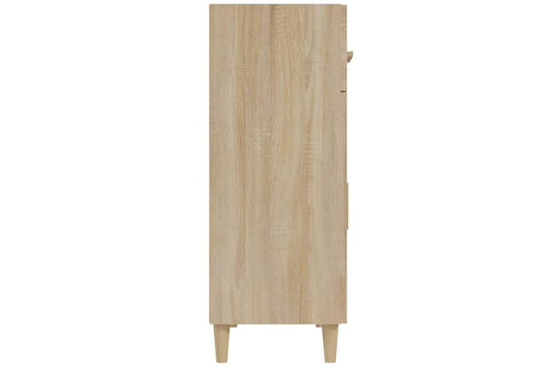 beBasic Senkki Sonoma-tammi 69,5x34x89 cm tekninen puu - Ruskea - Säilytys - Säilytyskalusteet - Senkki