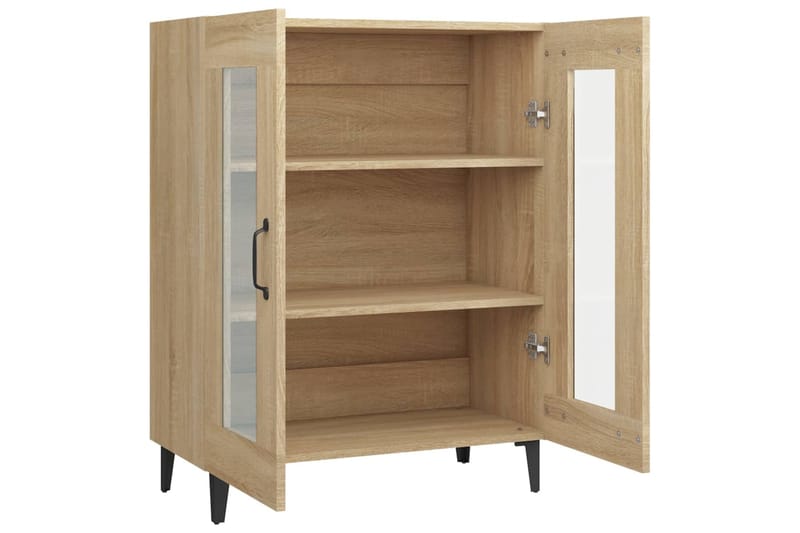 beBasic Senkki Sonoma-tammi 69,5x34x90 cm tekninen puu - Ruskea - Säilytys - Säilytyskalusteet - Senkki