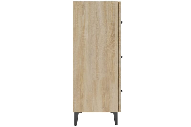 beBasic Senkki Sonoma-tammi 69,5x34x90 cm tekninen puu - Ruskea - Säilytys - Säilytyskalusteet - Senkki