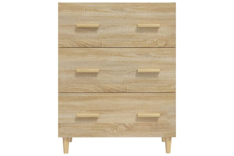beBasic Senkki Sonoma-tammi 70x34x90 cm tekninen puu - Ruskea - Säilytys - Säilytyskalusteet - Senkki