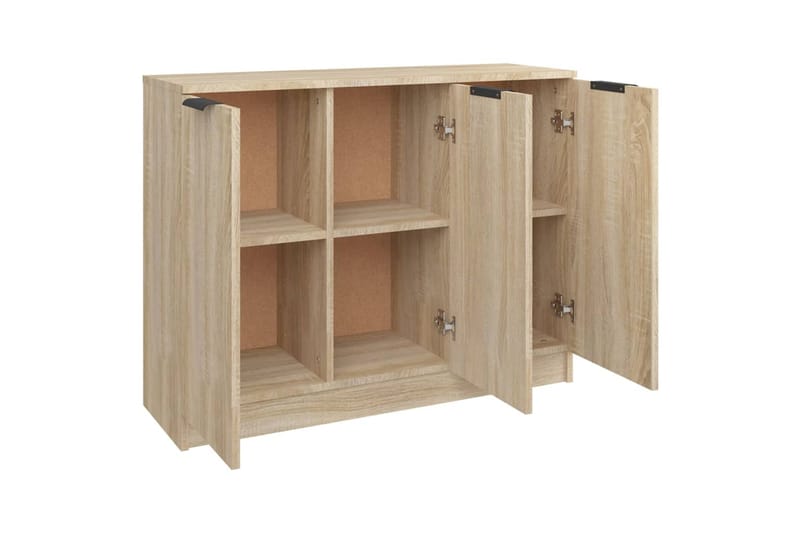 beBasic Senkki Sonoma-tammi 90,5x30x70 cm tekninen puu - Ruskea - Säilytys - Säilytyskalusteet - Senkki