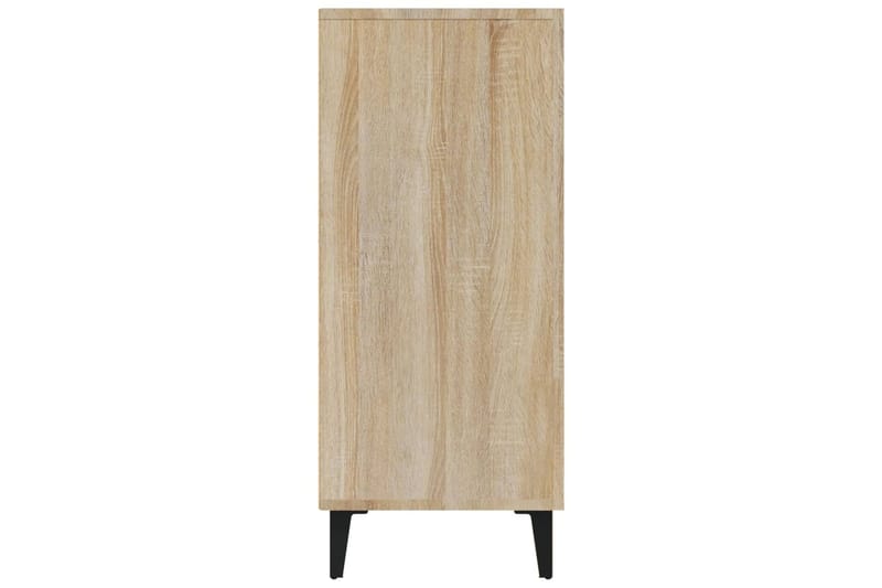 beBasic Senkki Sonoma-tammi 90x34x80 cm tekninen puu - Ruskea - Säilytys - Säilytyskalusteet - Senkki