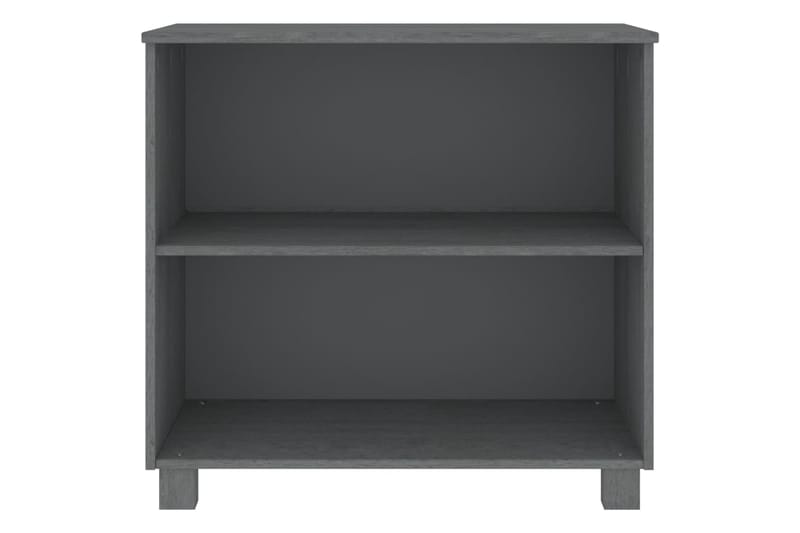 beBasic Senkki tummanharmaa 85x35x80 cm täysi mänty - Harmaa - Säilytys - Säilytyskalusteet - Senkki