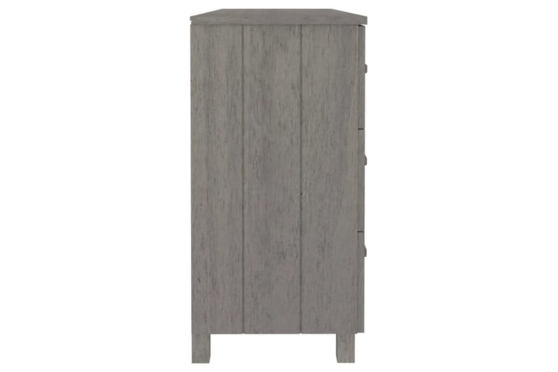 beBasic Senkki vaaleanharmaa 113x40x80 cm täysi mänty - Harmaa - Säilytys - Säilytyskalusteet - Senkki