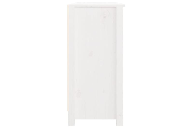 beBasic Senkki valkoinen 100x35x74 cm täysi mänty - Valkoinen - Säilytys - Säilytyskalusteet - Senkki