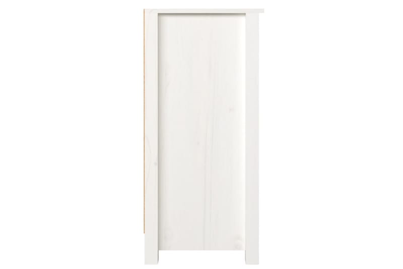 beBasic Senkki valkoinen 100x35x74 cm täysi mänty - Valkoinen - Säilytys - Säilytyskalusteet - Senkki