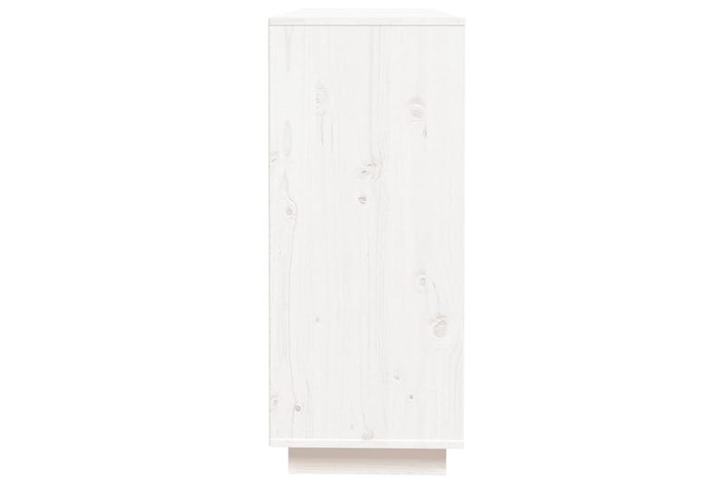 beBasic Senkki valkoinen 110,5x35x80 cm täysi mänty - Valkoinen - Säilytys - Säilytyskalusteet - Senkki