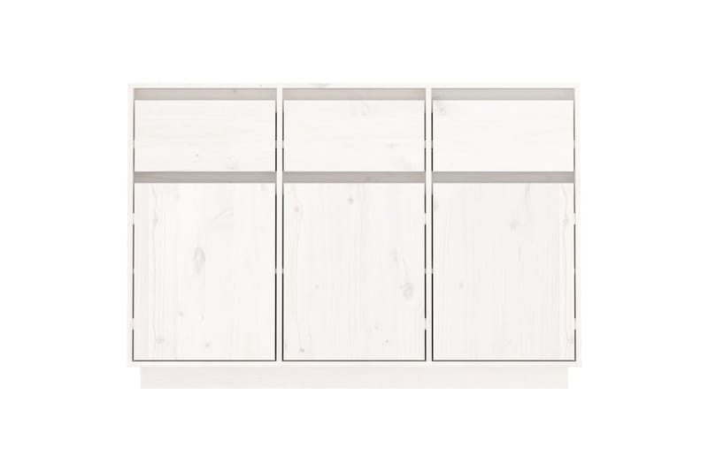 beBasic Senkki valkoinen 110x34x75 cm täysi mänty - Valkoinen - Säilytys - Säilytyskalusteet - Senkki