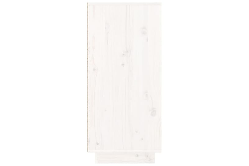 beBasic Senkki valkoinen 110x34x75 cm täysi mänty - Valkoinen - Säilytys - Säilytyskalusteet - Senkki