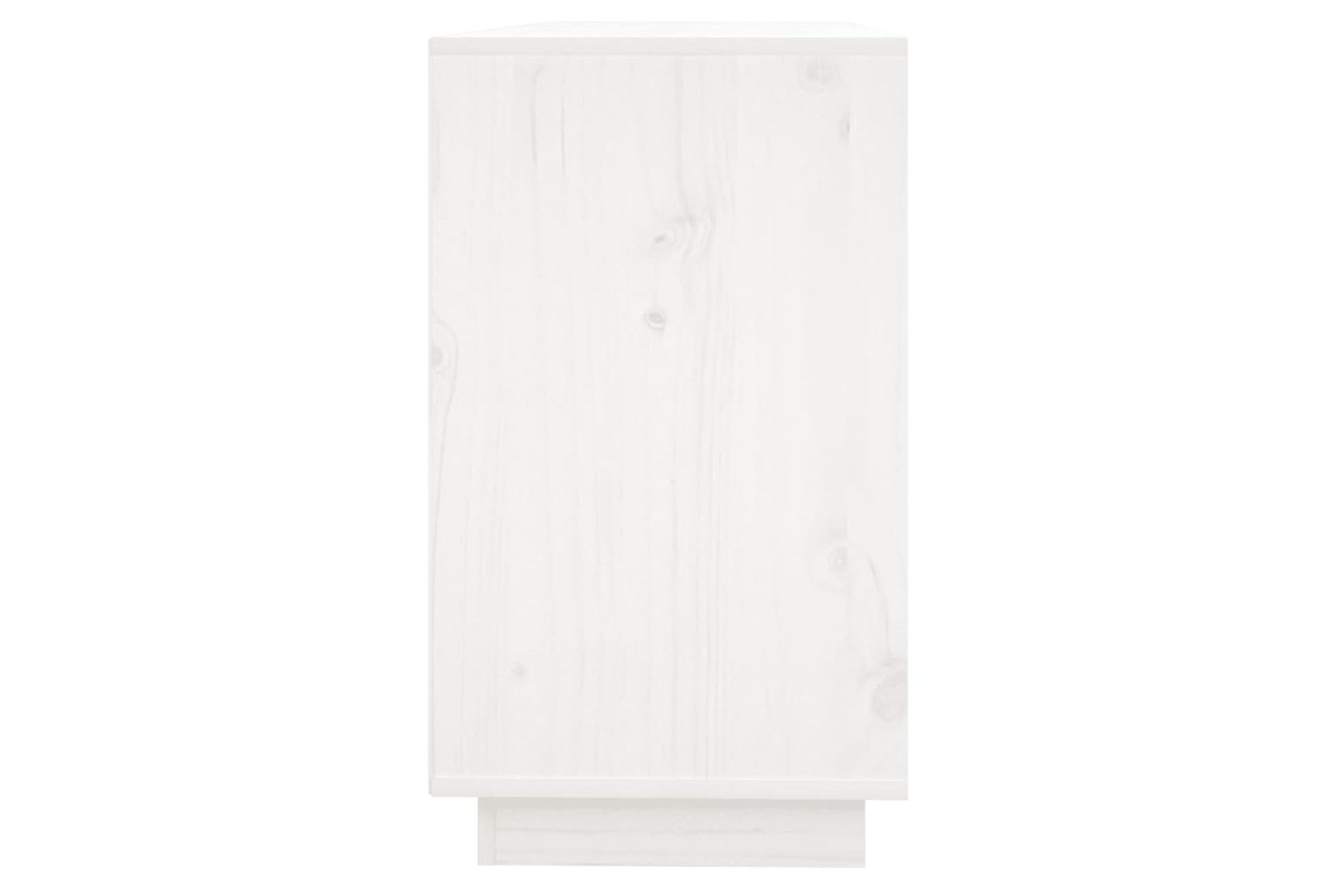 beBasic Senkki valkoinen 111x34x60 cm täysi mänty - Valkoinen - Säilytys - Säilytyskalusteet - Senkki