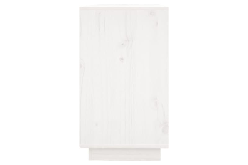 beBasic Senkki valkoinen 111x34x60 cm täysi mänty - Valkoinen - Säilytys - Säilytyskalusteet - Senkki