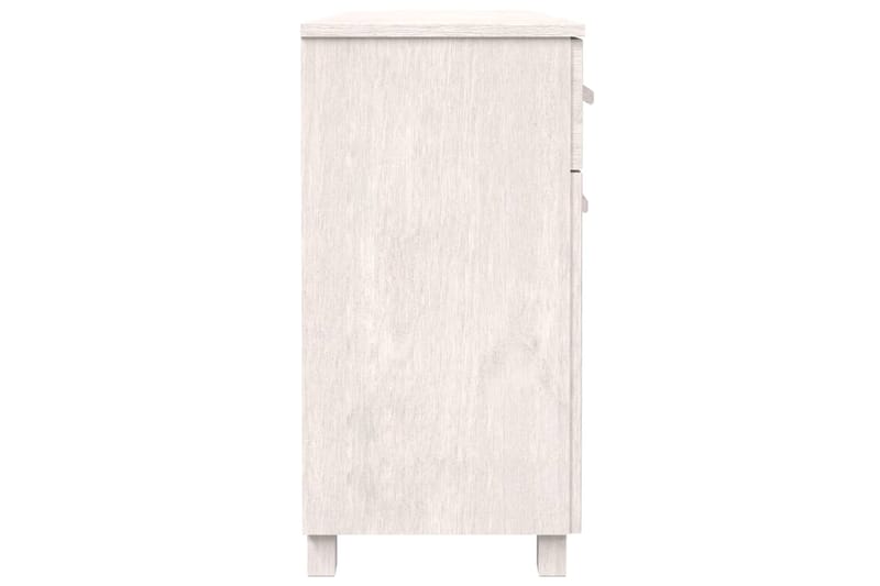 beBasic Senkki valkoinen 113x40x80 cm täysi mänty - Valkoinen - Säilytys - Säilytyskalusteet - Senkki