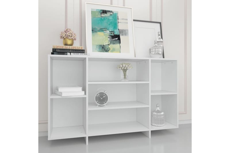 beBasic Senkki valkoinen 120x30x75 cm lastulevy - Valkoinen - Säilytys - Säilytyskalusteet - Senkki