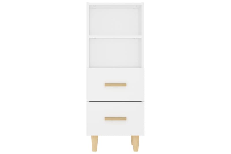 beBasic Senkki valkoinen 34,5x34x90 cm tekninen puu - Valkoinen - Säilytys - Säilytyskalusteet - Senkki