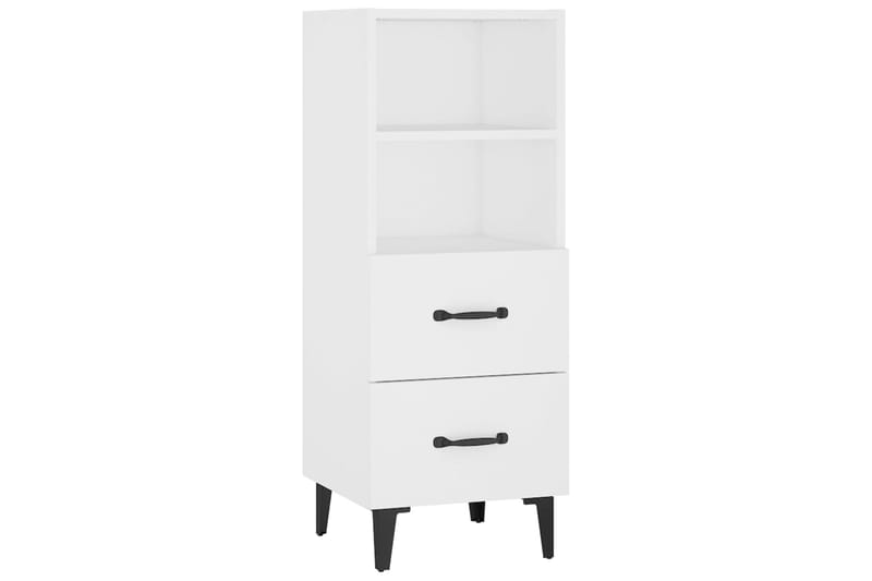 beBasic Senkki valkoinen 34,5x34x90 cm tekninen puu - Valkoinen - Säilytys - Säilytyskalusteet - Senkki