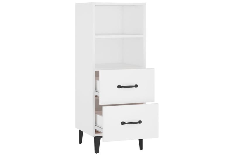 beBasic Senkki valkoinen 34,5x34x90 cm tekninen puu - Valkoinen - Säilytys - Säilytyskalusteet - Senkki