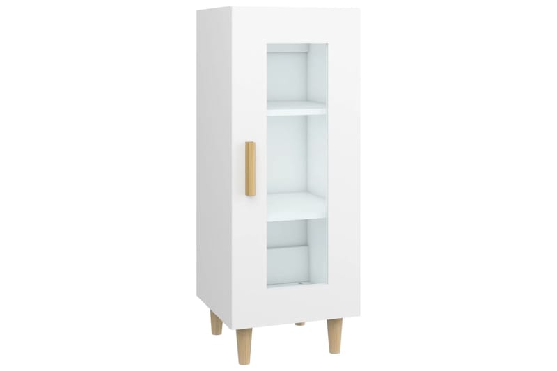 beBasic Senkki valkoinen 34,5x34x90 cm tekninen puu - Valkoinen - Säilytys - Säilytyskalusteet - Senkki