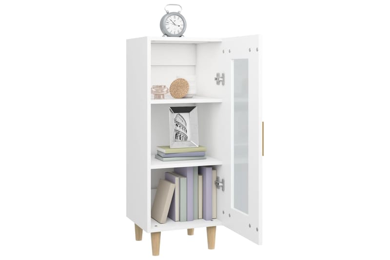 beBasic Senkki valkoinen 34,5x34x90 cm tekninen puu - Valkoinen - Säilytys - Säilytyskalusteet - Senkki
