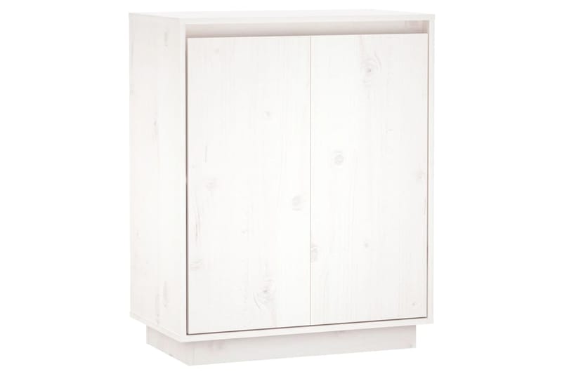 beBasic Senkki valkoinen 60x34x75 cm täysi mänty - Valkoinen - Säilytys - Säilytyskalusteet - Senkki