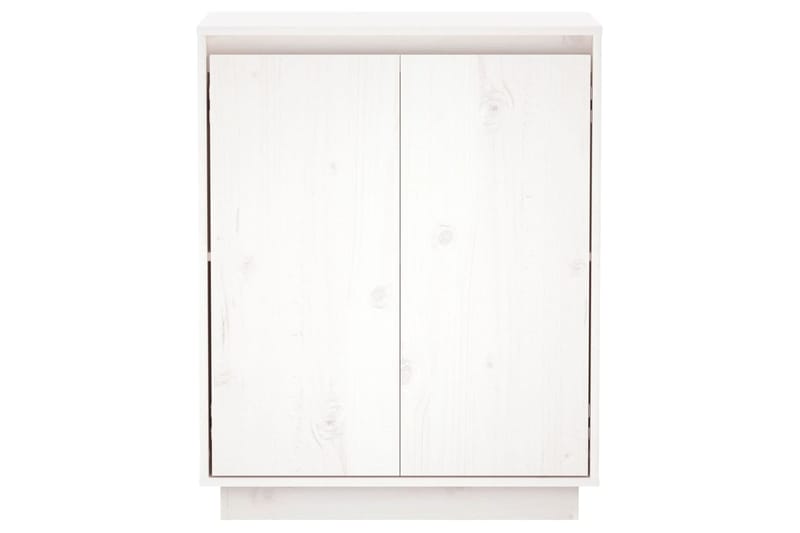 beBasic Senkki valkoinen 60x34x75 cm täysi mänty - Valkoinen - Säilytys - Säilytyskalusteet - Senkki