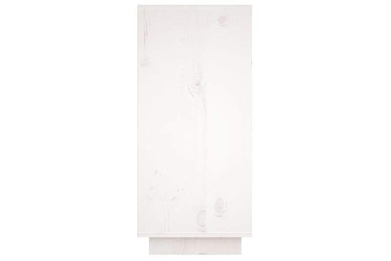 beBasic Senkki valkoinen 60x34x75 cm täysi mänty - Valkoinen - Säilytys - Säilytyskalusteet - Senkki