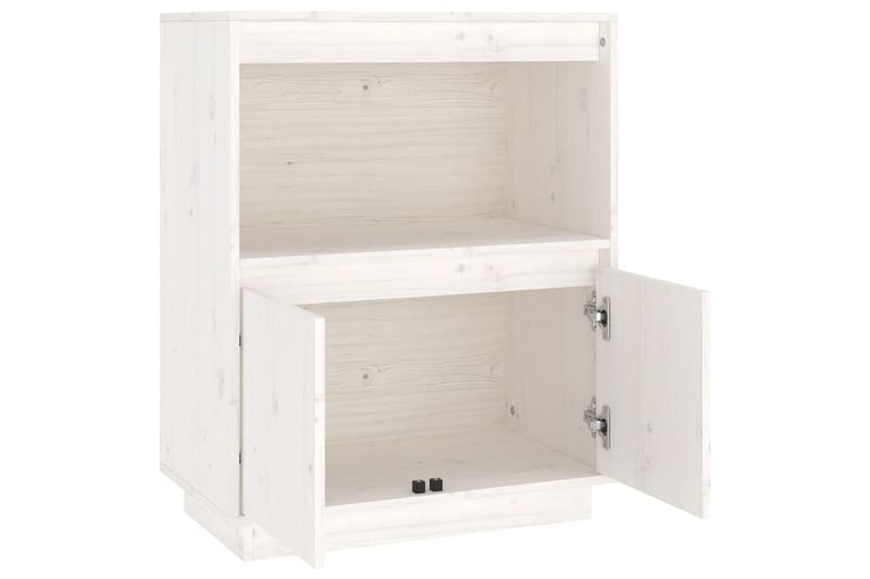 beBasic Senkki valkoinen 60x34x75 cm täysi mänty - Valkoinen - Säilytys - Säilytyskalusteet - Senkki