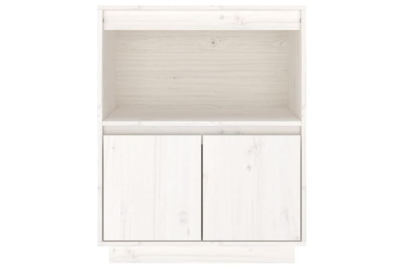 beBasic Senkki valkoinen 60x34x75 cm täysi mänty - Valkoinen - Säilytys - Säilytyskalusteet - Senkki