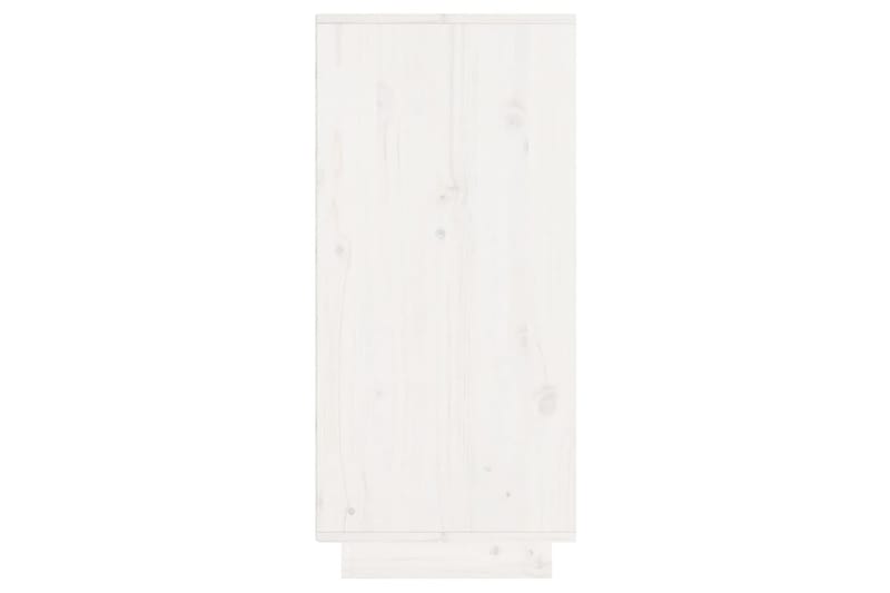 beBasic Senkki valkoinen 60x34x75 cm täysi mänty - Valkoinen - Säilytys - Säilytyskalusteet - Senkki