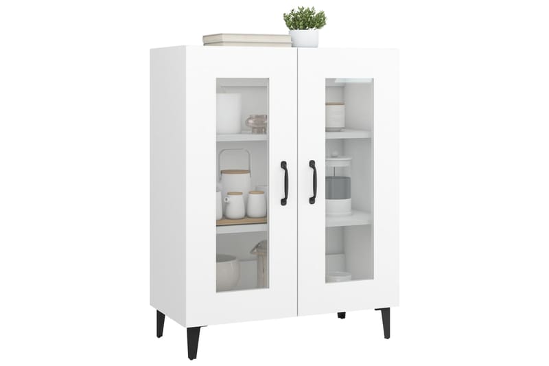 beBasic Senkki valkoinen 69,5x34x90 cm tekninen puu - Valkoinen - Säilytys - Säilytyskalusteet - Senkki