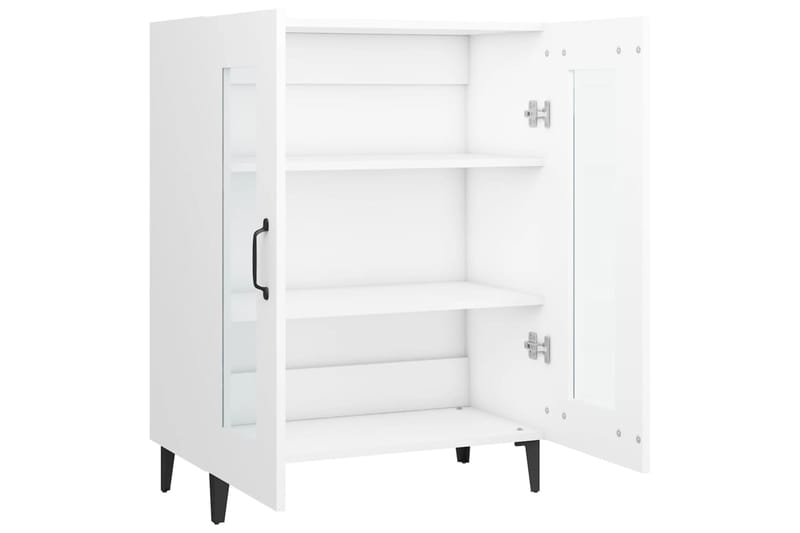 beBasic Senkki valkoinen 69,5x34x90 cm tekninen puu - Valkoinen - Säilytys - Säilytyskalusteet - Senkki