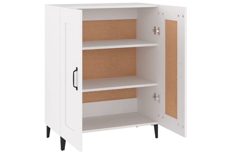 beBasic Senkki valkoinen 69,5x34x90 cm tekninen puu - Valkoinen - Säilytys - Säilytyskalusteet - Senkki