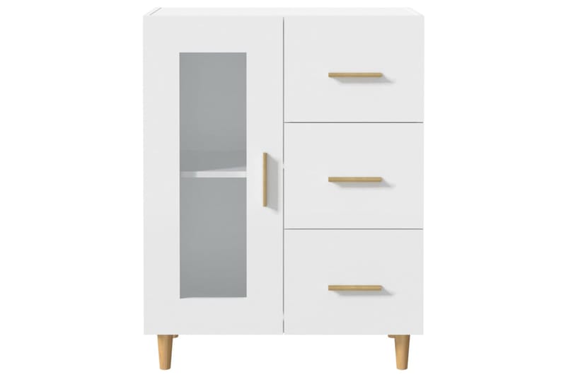 beBasic Senkki valkoinen 69,5x34x90 cm tekninen puu - Valkoinen - Säilytys - Säilytyskalusteet - Senkki