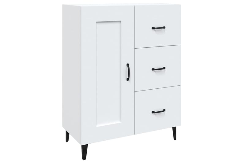 beBasic Senkki valkoinen 69,5x34x90 cm tekninen puu - Valkoinen - Säilytys - Säilytyskalusteet - Senkki