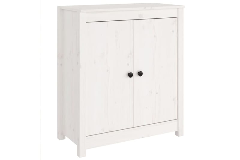 beBasic Senkki valkoinen 70x35x80 cm täysi mänty - Valkoinen - Säilytys - Säilytyskalusteet - Senkki