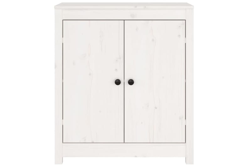 beBasic Senkki valkoinen 70x35x80 cm täysi mänty - Valkoinen - Säilytys - Säilytyskalusteet - Senkki