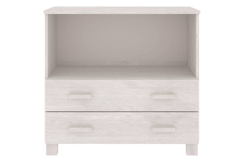 beBasic Senkki valkoinen 85x35x80 cm täysi mänty - Valkoinen - Säilytys - Säilytyskalusteet - Senkki