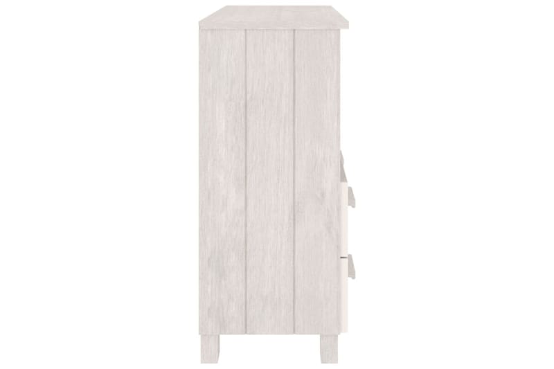 beBasic Senkki valkoinen 85x35x80 cm täysi mänty - Valkoinen - Säilytys - Säilytyskalusteet - Senkki