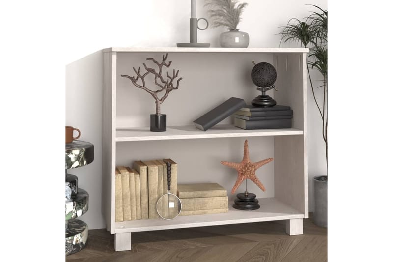 beBasic Senkki valkoinen 85x35x80 cm täysi mänty - Valkoinen - Säilytys - Säilytyskalusteet - Senkki