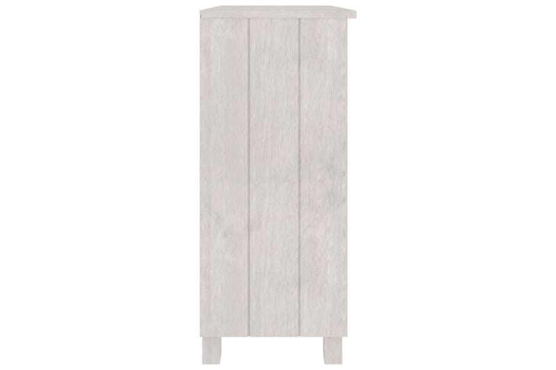 beBasic Senkki valkoinen 85x35x80 cm täysi mänty - Valkoinen - Säilytys - Säilytyskalusteet - Senkki