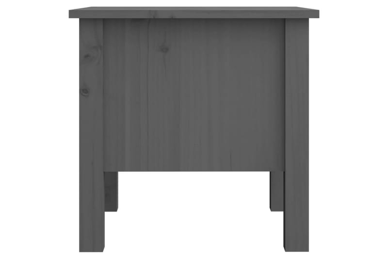 beBasic Sivupöydät 2 kpl harmaa 40x40x39 cm täysi mänty - Harmaa - Säilytys - Säilytyskalusteet - Senkki