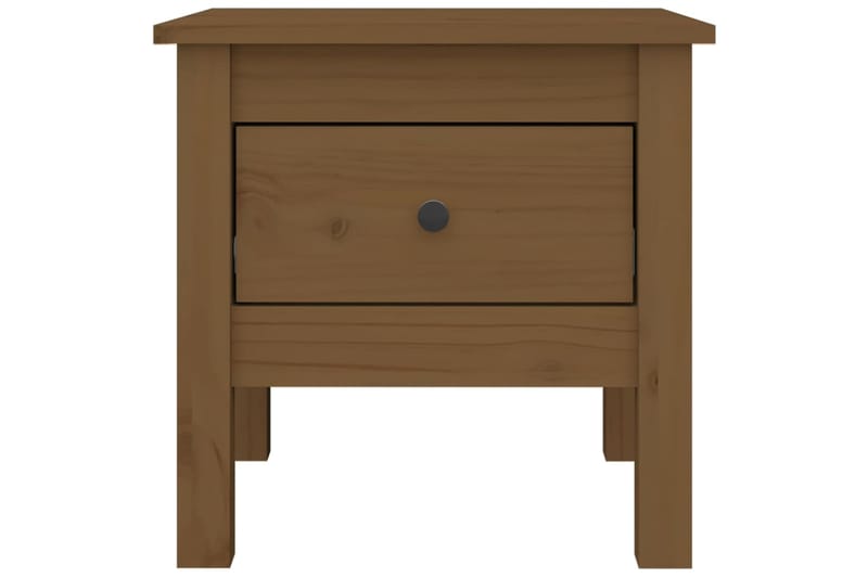 beBasic Sivupöydät 2 kpl hunajanruskea 40x40x39 cm täysi mänty - Ruskea - Säilytys - Säilytyskalusteet - Senkki